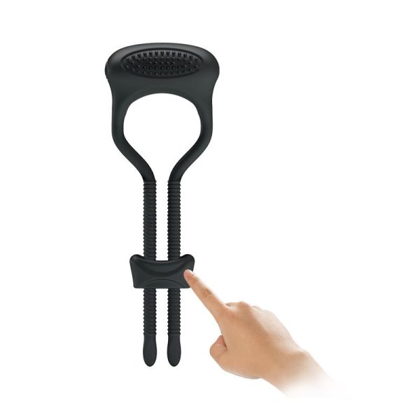 Pretty Love Anillo Vibrador Curitis Color Negro - imagen 3