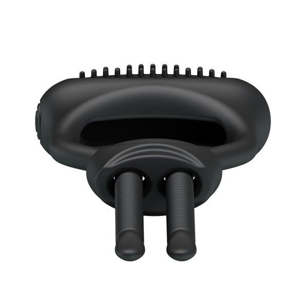 Pretty Love Anillo Vibrador Curitis Color Negro - imagen 4