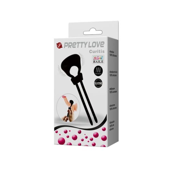 Pretty Love Anillo Vibrador Curitis Color Negro - imagen 7