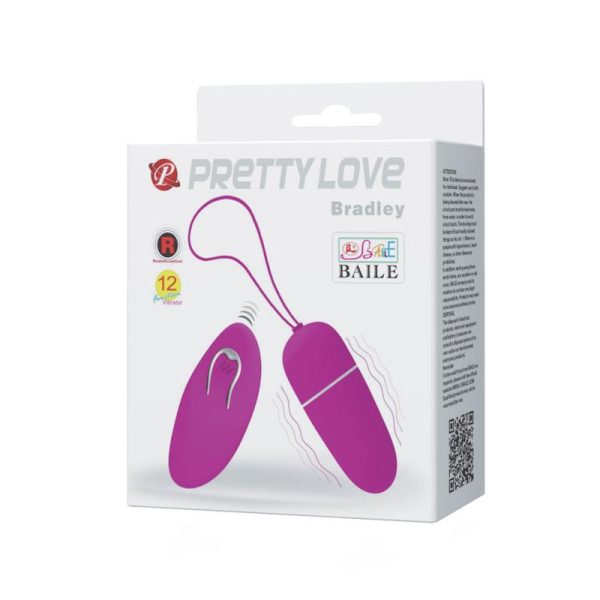 Pretty Love Huevo Vibrador Bradley Color Púrpura - imagen 3