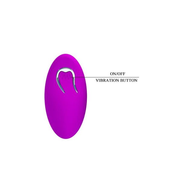 Pretty Love Huevo Vibrador Bradley Color Púrpura - imagen 8