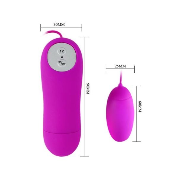 Pretty Love Huevo Vibrador Eunice Color Púrpu CL70 - imagen 2