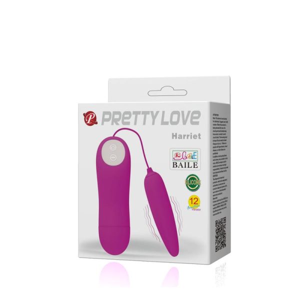Pretty Love Huevo Vibrador Harriet Color Púrp CL70 - imagen 3