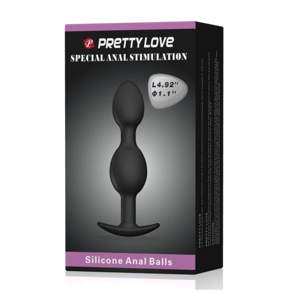 Pretty Love Plug Anal Pesado Color Negro - imagen 6
