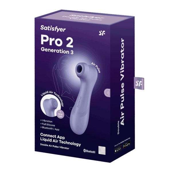 Pro 2 Genera 3 Liquid Air Technology Succión y Vibración APP Connect Lilac - imagen 5