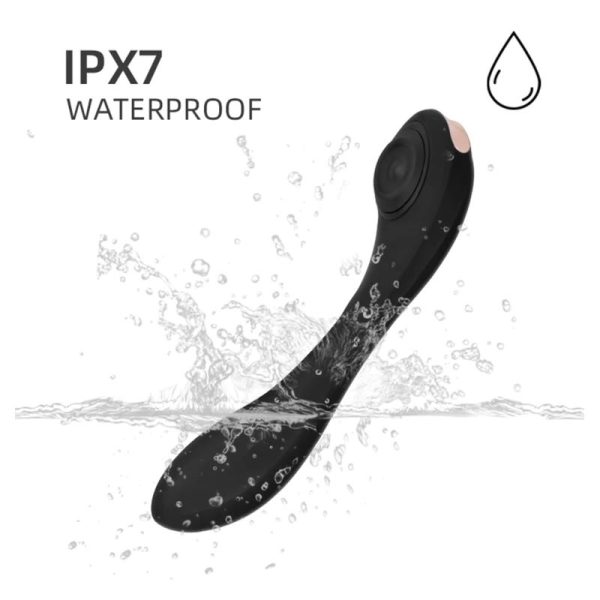 Pulsar Vibrador con Pulsación y Esqueleto Articulado Silicona USB - imagen 9