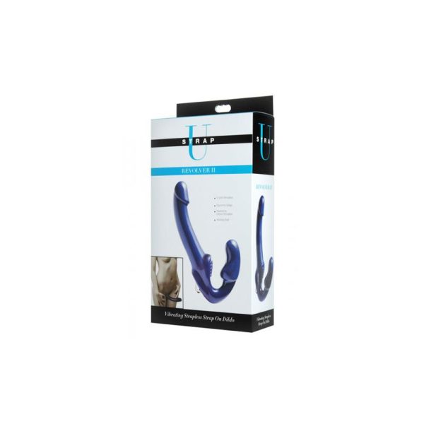 Revolver II Vibrador Doble Azul - imagen 2