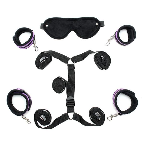 Correas de Restricción para la Cama  Púrpura - imagen 2