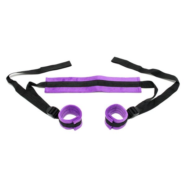 Rimba Bondage Play Set de Ataduras Ajustables Color Púrpura - imagen 3