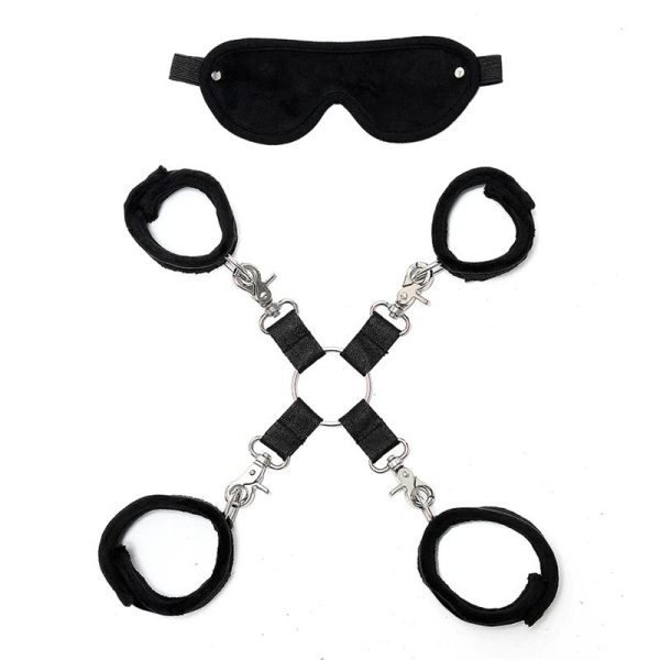 Rimba Bondage Play Set de Bondage Color Negro - imagen 3