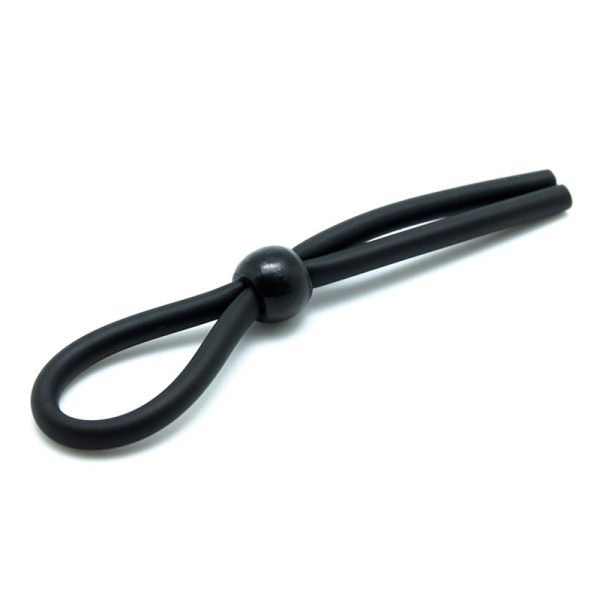 Rimba Latex Play Cordón Ajustable para Pene Color Negro - imagen 2