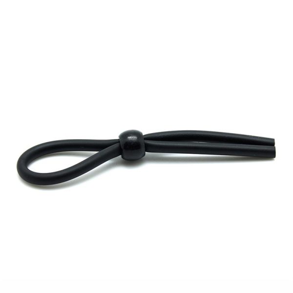 Rimba Latex Play Cordón Ajustable para Pene Color Negro - imagen 3