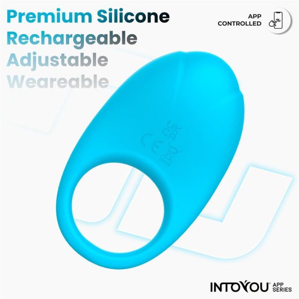 Ringo Anillo Vibrador con APP Unibody Azul - imagen 3
