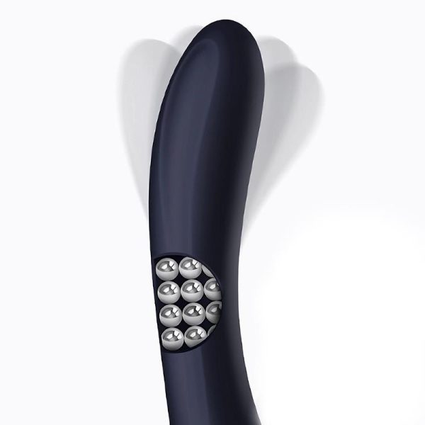Royalspace Vibrador con Lenguas Estimuladoras y Bolas Internas 360º Azul - imagen 5