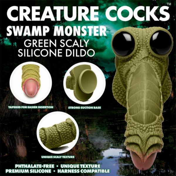 Scaled Swamp Monster Dildo 9.4 - imagen 9