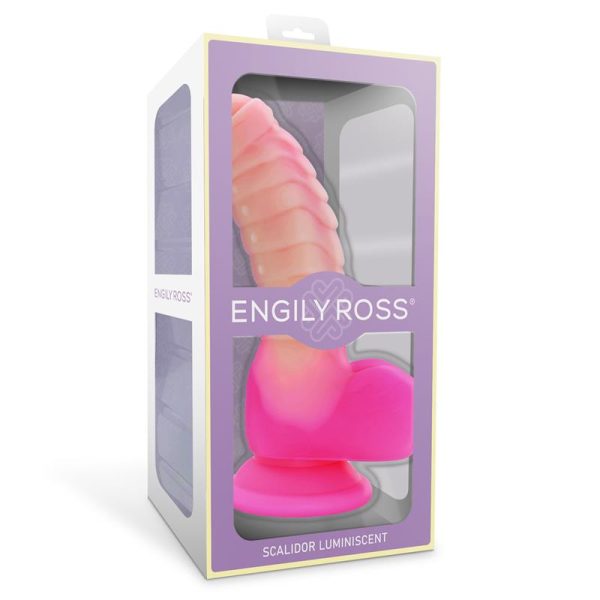 Scalidor Dildo Unicorn Brilla en la Oscuridad Silicona Líquida 18 cm - imagen 2