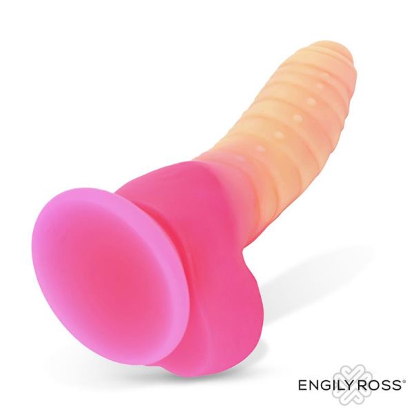 Scalidor Dildo Unicorn Brilla en la Oscuridad Silicona Líquida 18 cm - imagen 8