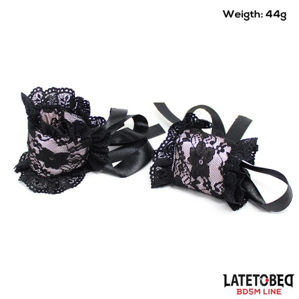 Set de 2 Piezas Antifaz y Esposas de Encaje - imagen 3