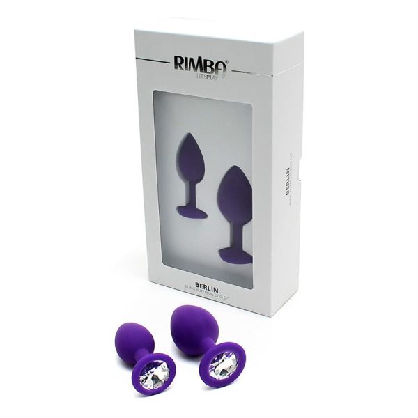 Set de 2 Plugs con Joya Berlin Purpura - Imagen 3