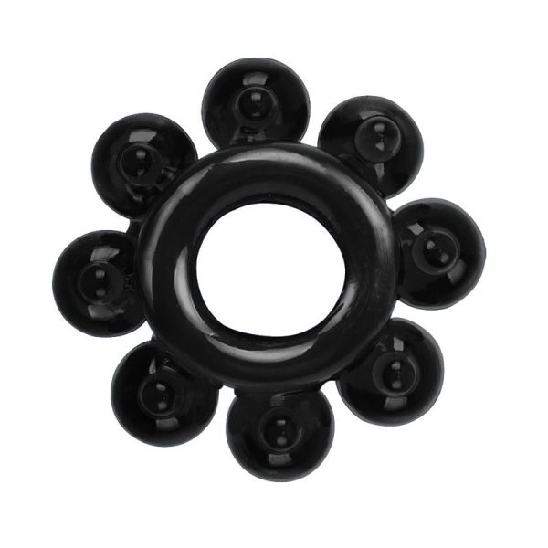 Set de Anillos para el Pene Negro - imagen 4