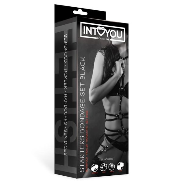 Set de Bondage para Principiantes Starters 4 Piezas Negro - imagen 3