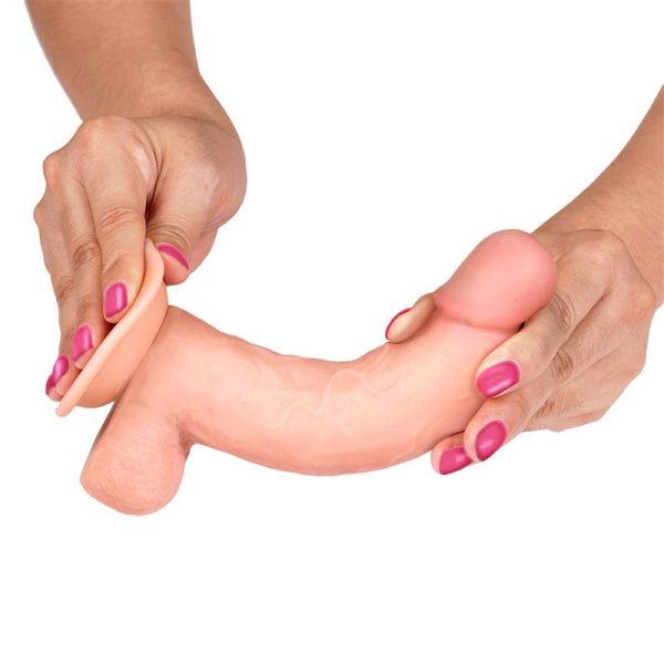 Slidy Dildo Realista Dual Layer Retráctil y Orientable 8 - imagen 3