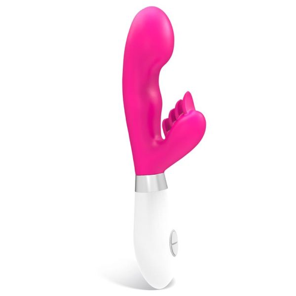 Sliper Vibrador Conejito Silicona Rosa - imagen 2