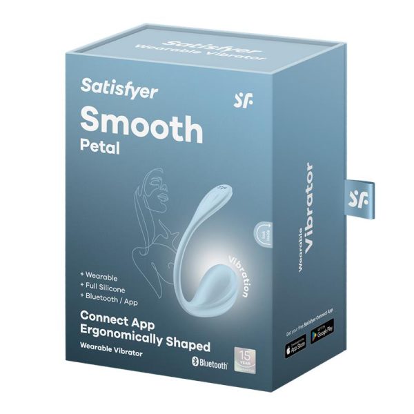 Smooth Petal Vibrador de Braguita con APP Azul - imagen 3