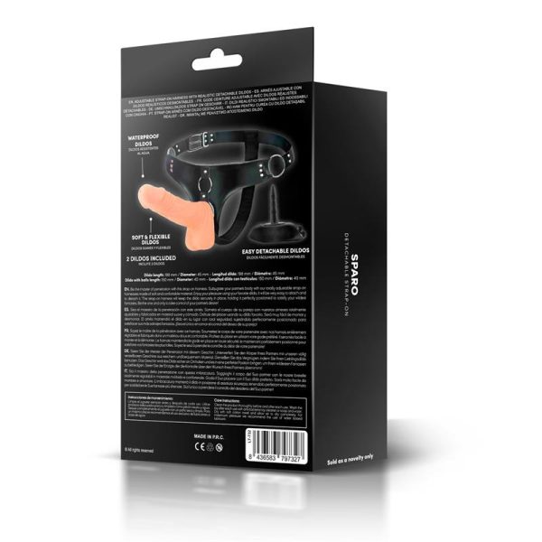 Sparo Arnés con 2 Dildos Realistas Desmontables - Imagen 3