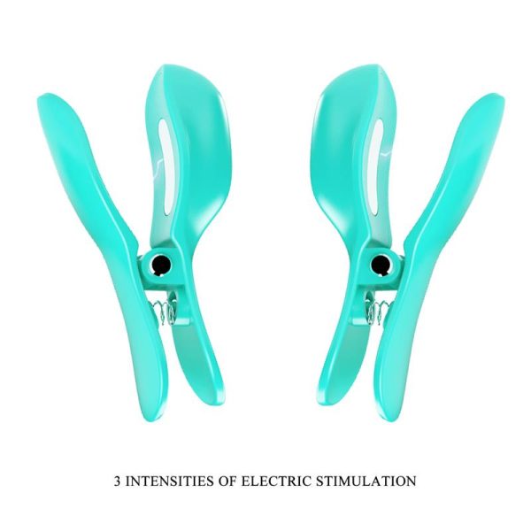 Surprise Box Huevo Vibrador y Pinzas para Pezones con Electro Estimulación Azul - imagen 11