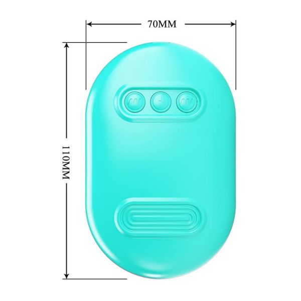 Surprise Box Huevo Vibrador y Pinzas para Pezones con Electro Estimulación Azul - imagen 10