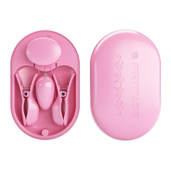 Surprise Box Huevo Vibrador y Pinzas para Pezones con Electro Estimulación Rosa - imagen 8