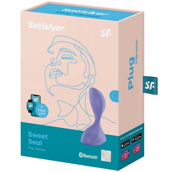 Sweet Seal Plug Anal con Vibración y APP Negro - imagen 2