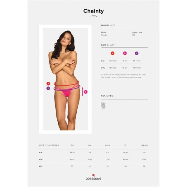 Tanga con Cadenas Rosa - imagen 2