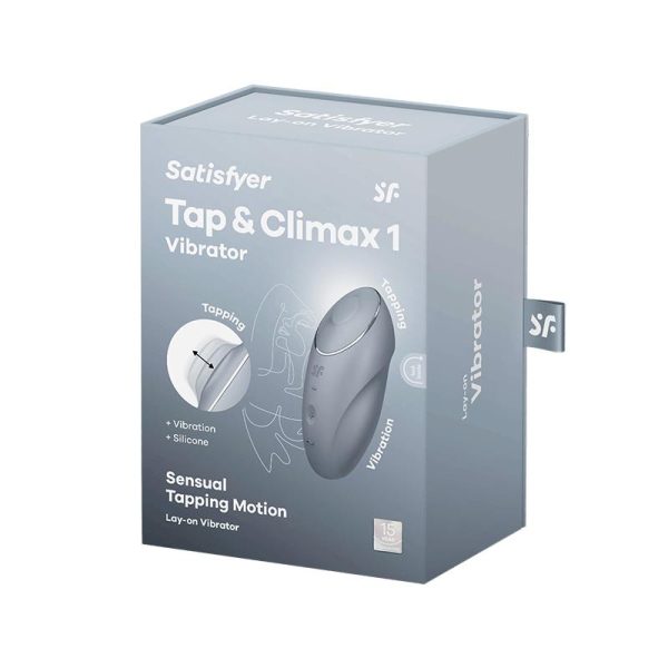Tap and Climax 1 Vibrador y Tapping Gris - imagen 3