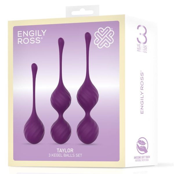 Taylor 2.0 Bolas Kegel Silicona Púrpura - imagen 2