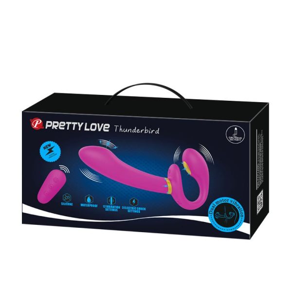 Thunderbird Vibrador para Parejas sin Arnés con Control Remoto - imagen 2