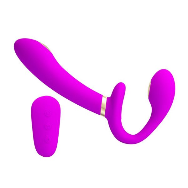 Thunderbird Vibrador para Parejas sin Arnés con Control Remoto - imagen 4