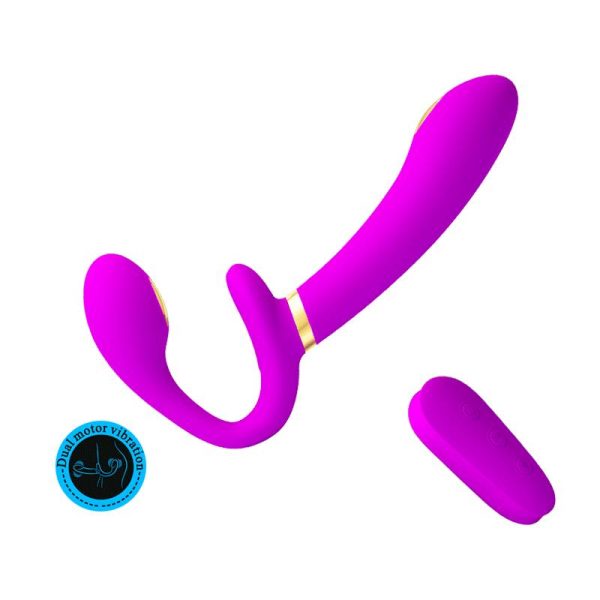 Thunderbird Vibrador para Parejas sin Arnés con Control Remoto - imagen 6