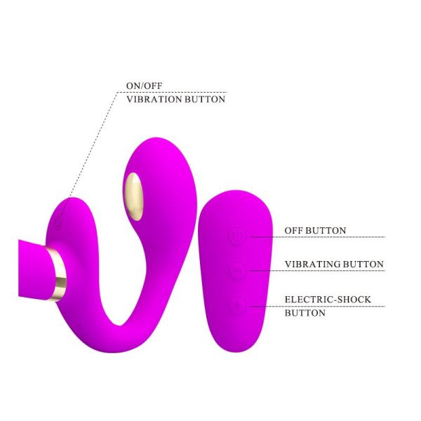 Thunderbird Vibrador para Parejas sin Arnés con Control Remoto - imagen 8