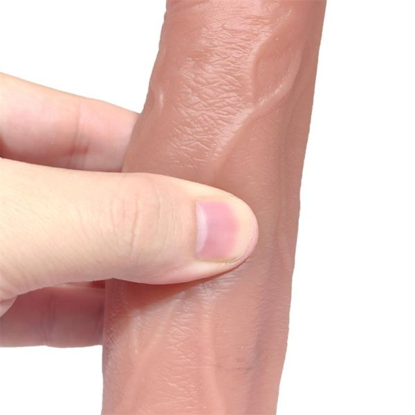 Tiberio Dildo Realista Turbo Shaking con Thrusting, Rotación 360º y Control Remoto Silicona Líquida - imagen 6