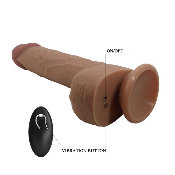 Tommy Dildo Realista con Vibración y Thrusting con Contorl Remoto - imagen 9
