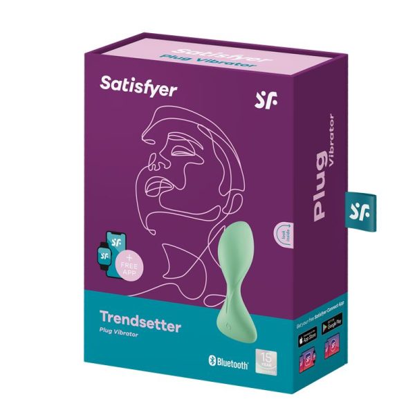 Trendsetter Plug Anal con Vibración y APP Verde Claro - imagen 3