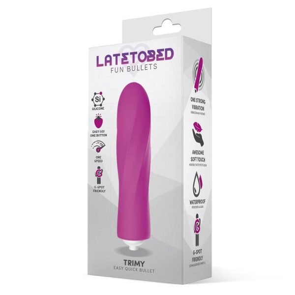 Trimy Bala Vibradora Easy Quick Silicona Rosa - imagen 3