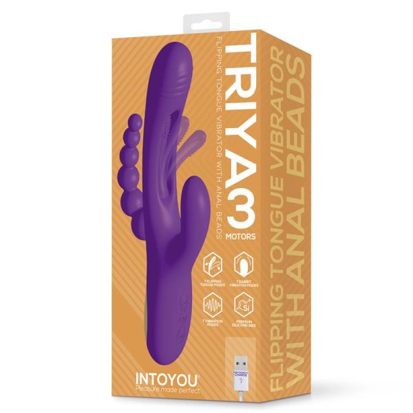 Triya Vibrador con Lengua Flipping y Cadena Anal - imagen 5