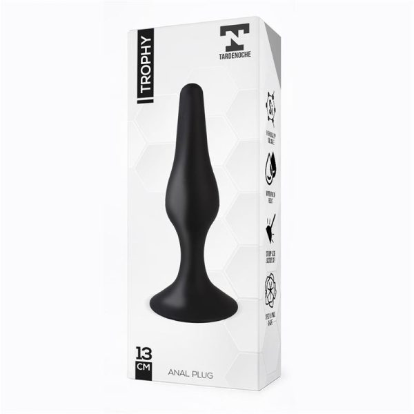 Trophy Plug Anal 13 cm Silicona Negro - imagen 2