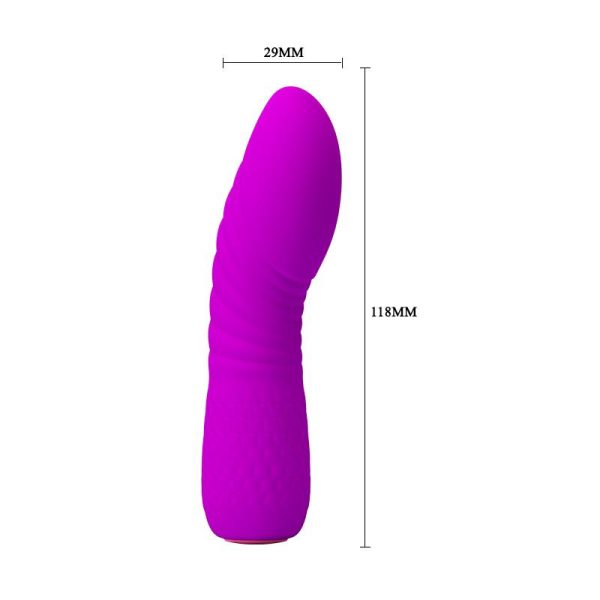 Vibrador Abner USB Silicona Purpura - imagen 6