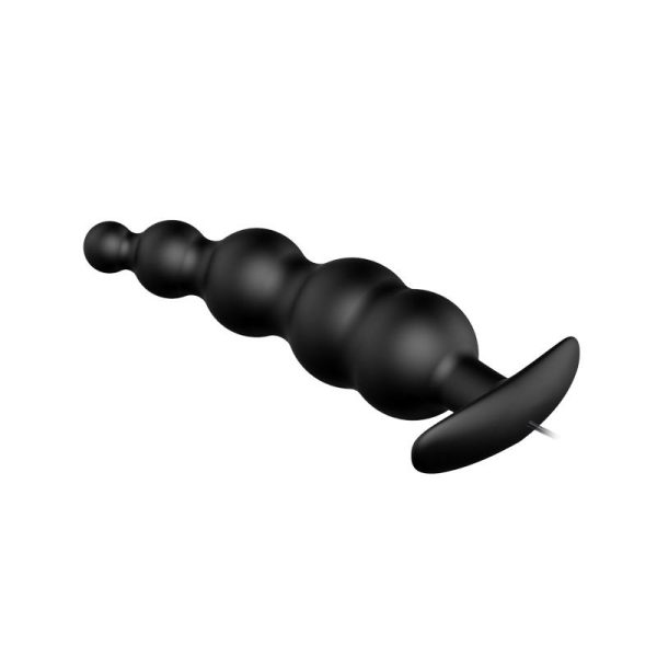 Vibrador Anal Burbujas Negro con Control Remo cl70 - imagen 5
