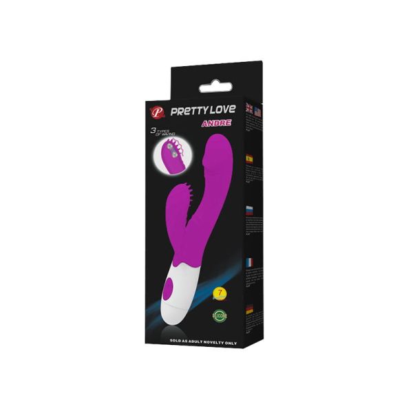 Vibrador Andre Color Púrpura - imagen 4