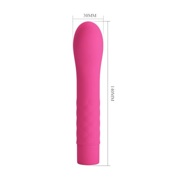 Vibrador Atlas Silicona Rosa - imagen 4